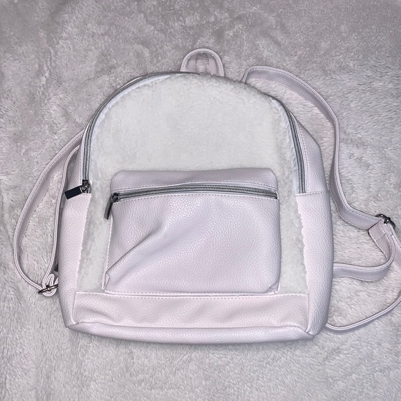 ariana grande white backpack